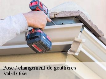 Pose / changement de gouttières Val-d'Oise