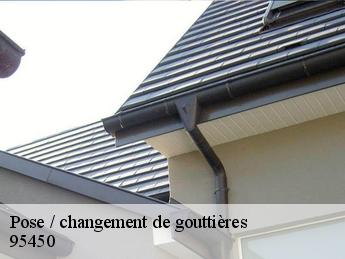 Pose / changement de gouttières 95450