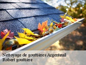 Nettoyage de gouttières  argenteuil-95100 Robert gouttière