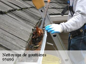 Nettoyage de gouttières  95690