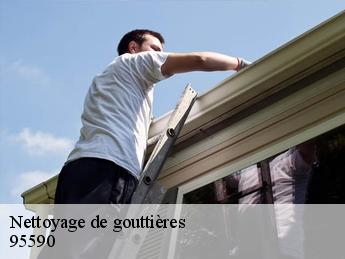 Nettoyage de gouttières  95590